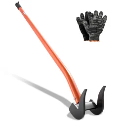 VEVOR Pallet Buster Tool, 44 Inch Carbon Steel Handle Wrecking Pry Bar, 2000 lbs Weight Capacity, Heavy Duty Deck Board Removal Tool, Breaker Bar for Flooring, Framing, Roofing, Trim, Drywall