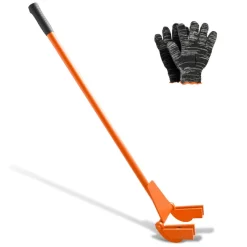 VEVOR Pallet Buster Tool, 40 Inch Carbon Steel Handle Wrecking Pry Bar, 2000 lbs Weight Capacity, Heavy Duty Deck Board Removal Tool, Breaker Bar for Flooring, Framing, Roofing, Trim, Drywall