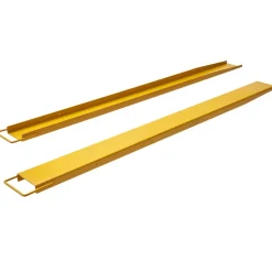 VEVOR Pallet Fork Extensions, 96" Length 4.5" Width, Heavy Duty Carbon Steel Fork Extensions for Forklifts, 1 Pair Forklift Extensions, Industrial Forklift Fork Attachments for Forklift Truck, Yellow