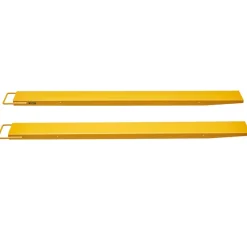 VEVOR Pallet Fork Extensions, 82" Length 4.5" Width, Heavy Duty Carbon Steel Fork Extensions for Forklifts, 1 Pair Forklift Extensions with Pins, Forklift Fork Attachments for Forklift Truck, Red