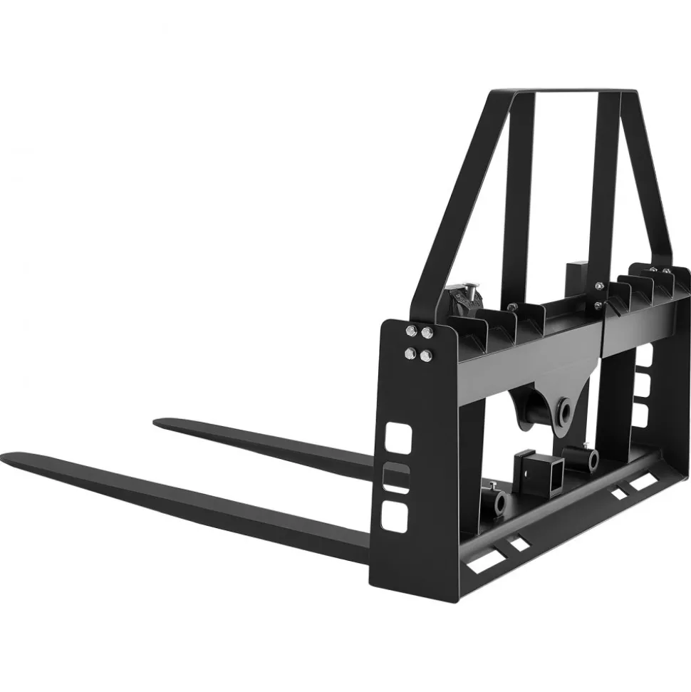 VEVOR Pallet Fork Frame Attachment with 48-inch Skid Steer Pallet Forks 4000 lbs