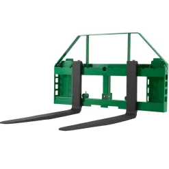 VEVOR Pallet Fork Frame Attachment with 36-inch Skid Steer Forks for JD Tractors