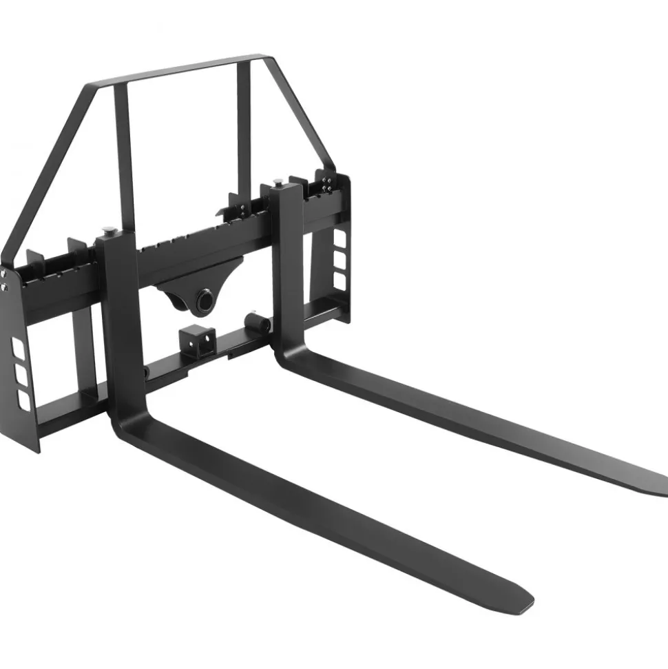 VEVOR Pallet Fork Frame Attachment with 42-inch Skid Steer Pallet Forks 4000 lbs