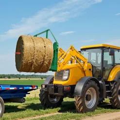 VEVOR Pallet Fork Frame Attachment with 42-inch Skid Steer Forks for JD Tractors