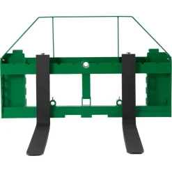 VEVOR Pallet Fork Frame Attachment with 42-inch Skid Steer Forks for JD Tractors