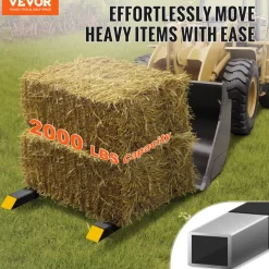 VEVOR Pallet Forks, 2000 lbs Tractor Bucket Forks, 60