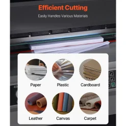 VEVOR Paper Cutter Blade, Heavy Duty Steel Blade Replacement Suitable for Professional Cutter G450VS+, Paper Trimmer Machine Spare Blade,503 x 43 x 6 mm