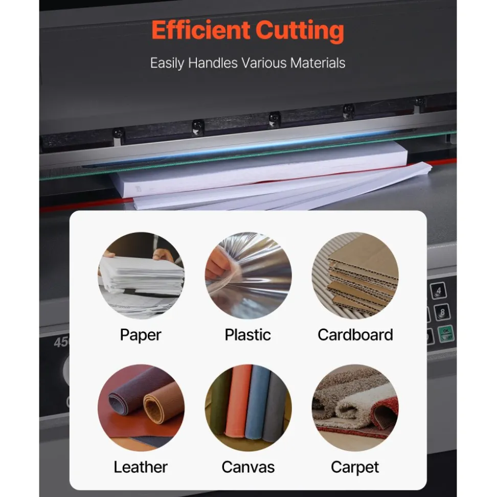 VEVOR Paper Cutter Blade, Heavy Duty Steel Blade Replacement Suitable for Professional Cutter G450VS+, Paper Trimmer Machine Spare Blade,503 x 43 x 6 mm