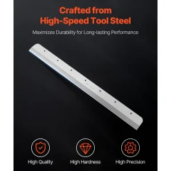 VEVOR Paper Cutter Blade, Heavy Duty Steel Blade Replacement Suitable for Professional Cutter E490T, Paper Trimmer Machine Spare Blade,560 x 56 x 8 mm