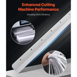 VEVOR Paper Cutter Blade, Heavy Duty Steel Blade Replacement Suitable for Professional Cutter E490T, Paper Trimmer Machine Spare Blade,560 x 56 x 8 mm