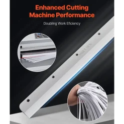 VEVOR Paper Cutter Blade, Heavy Duty Steel Blade Replacement Suitable for Professional Cutter E330D/E330S, Paper Trimmer Machine Spare Blade,585 x 44 x 6 mm