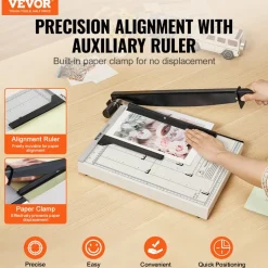 VEVOR Paper Cutter, Guillotine Trimmer, 15