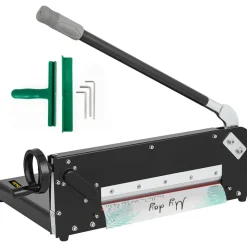 VEVOR Paper Cutter 12Inch A4 Commercial Heavy Duty Paper Cutter 300 Sheets 45HRC Hardness Stack Cutter Metal Base Desktop Stack Cutter for Home Office (A4)