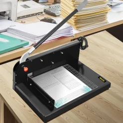 VEVOR Paper Cutter 12Inch A4 Commercial Heavy Duty Paper Cutter 300 Sheets 45HRC Hardness Stack Cutter Metal Base Desktop Stack Cutter for Home Office (A4)