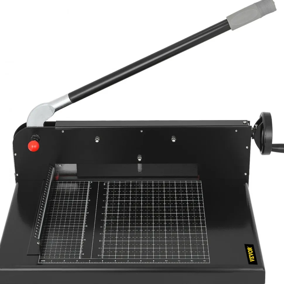 VEVOR Paper Cutter 12Inch A4 Commercial Heavy Duty Paper Cutter 300 Sheets 45HRC Hardness Stack Cutter Metal Base Desktop Stack Cutter for Home Office (A4)
