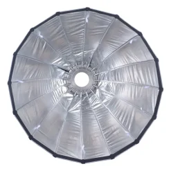 VEVOR Parabolic Softbox, 33 in / 850 mm, Quick Release and Quick Fold, Lightweight and Portable, Universal Bowens Mount, 4 Lighting Effects, Fits for Professionoal Photography, Daily Filming