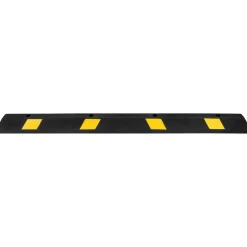 VEVOR Parking Stopper, 72 Inch Heavy Duty Parking Aid for Garage, Rubber Curb Garage Floor Stopper with Reflective Strips, Vehicles Gadgets for Cars Vans Trucks Tire Wheel Guide Block Stops Bumpers