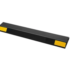 VEVOR Parking Stopper, 18 Inch 2 Pcs Heavy Duty Parking Aid for Garage, PP Curb Garage Floor Stopper with Reflective Strips, Vehicles Gadgets for Cars Vans Trucks Tire Wheel Guide Block Stops Bumpers