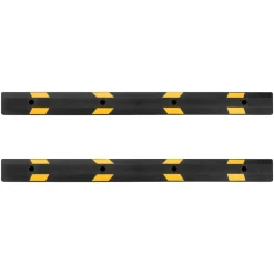 VEVOR Parking Stopper, 72 Inch 2 Pcs Heavy Duty Parking Aid for Garage, Rubber Curb Garage Floor Stopper with Reflective Strips, Aid Gadgets for Cars Vans Trucks Tire Wheel Guide Block Stops Bumpers
