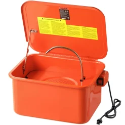 VEVOR Parts Washer 5-Gallon, 3.5 Gallon Solvent Capacity, 0.4 Gallon per Minute Max Pump Output, Portable Steel Automotive Parts Cleaner with Electric Pump for Wheel Bearings, Gears, and Carburetors