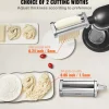 VEVOR Pasta Attachment for KitchenAid Stand Mixer, Stainless Steel Pasta Roller Cutter Set Including Pasta Sheet Roller, Spaghetti and Fettuccine Cutter, 8 Adjustable Thickness Knob Pasta Maker, 3Pcs