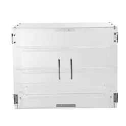 VEVOR Pastry Display Case, 3-Tier Commercial Countertop Bakery Display Case, Acrylic Display Box with Rear Door Access & Removable Shelves, Keep Fresh for Donut Bagels Cake Cookie, 20.7"x17"x16.3"