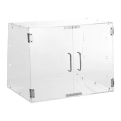 VEVOR Pastry Display Case, 3-Tier Commercial Countertop Bakery Display Case, Acrylic Display Box with Rear Door Access & Removable Shelves, Keep Fresh for Donut Bagels Cake Cookie, 20.7