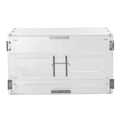 VEVOR Pastry Display Case, 2-Tier Commercial Countertop Bakery Display Case, Acrylic Display Box with Rear Door Access & Removable Shelves, Keep Fresh for Donut Bagels Cake Cookie, 20.7