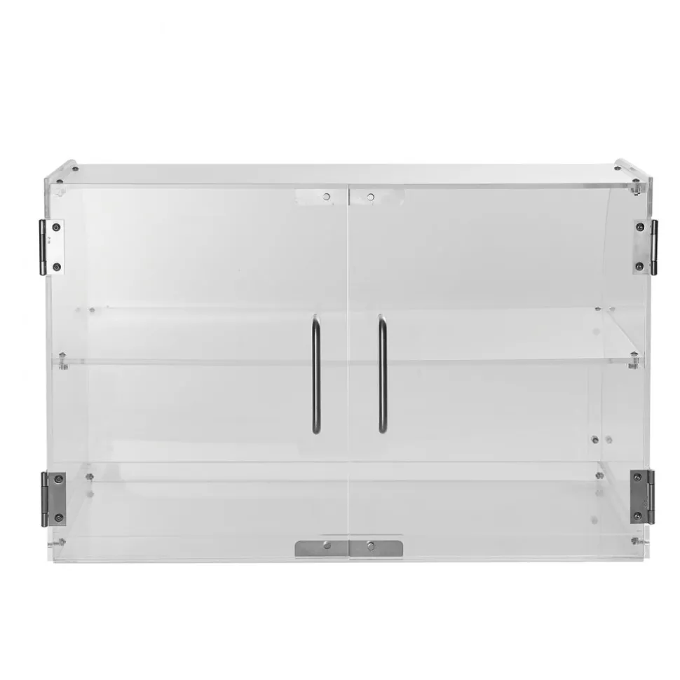 VEVOR Pastry Display Case, 2-Tier Commercial Countertop Bakery Display Case, Acrylic Display Box with Rear Door Access & Removable Shelves, Keep Fresh for Donut Bagels Cake Cookie, 22"x14"x14"