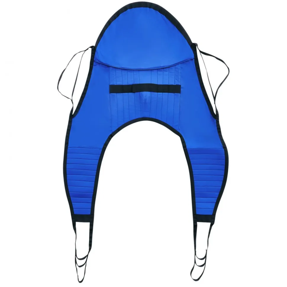 VEVOR Patient Lift Sling with Head Support- Large Size, Universal Patient Lift Sling, Divided Leg Transfer Sling for Bathing, Patient Lift Medical Sling for Elderly, Disabled, Bedridden, 600LBS