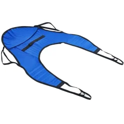 VEVOR Patient Lift Sling with Head Support- Large Size, Universal Patient Lift Sling, Divided Leg Transfer Sling for Bathing, Patient Lift Medical Sling for Elderly, Disabled, Bedridden, 600LBS