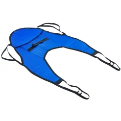 VEVOR Patient Lift U-Sling with Head Support- Medium Size, Divided Leg Transfer Sling for Bathing, Patient Lift Medical Sling for Elderly, Disabled, Bedridden, 600LBS