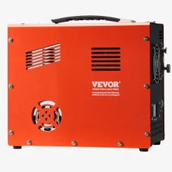 VEVOR PCP Air Compressor, 4500PSI/30Mpa Portable PCP Airgun Compressor with Built-in Converter & Fan Cooling System, DC12V/AC120V Manual-Stop Air Rifle, Paintball and Scuba Tank Compressor Pump