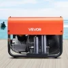 VEVOR PCP Air Compressor, 4500PSI/30Mpa Diving Scuba Tank Air Compressor, Double-Cylinder Auto Stop PCP Diving Compressor with External Water & Fan Cooling System for Scuba Tanks, Paintball, Air Rifle
