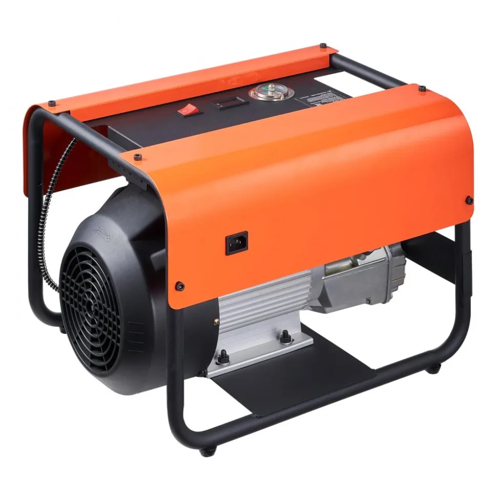 VEVOR PCP Air Compressor, 4500PSI/30Mpa Diving Scuba Tank Air Compressor, Double-Cylinder Auto Stop PCP Diving Compressor with External Water & Fan Cooling System for Scuba Tanks, Paintball, Air Rifle