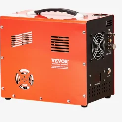 VEVOR PCP Air Compressor, 4500PSI/30Mpa PCP Airgun Compressor with Built-in Converter & Fan Cooling System, Auto Stop DC12V/AC120V Portable Paintball Tank Compressor for Air Rifle, Scuba Diving Bottle