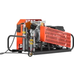 VEVOR PCP Air Compressor, 4500PSI/30Mpa Diving Scuba Tank Air Compressor, 60 L/min Four-Cylinder Auto Stop PCP Rifle Compressor Pump with Fan Cooling System for Scuba Tanks, Paintball, Firefighting