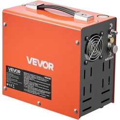 VEVOR PCP Air Compressor 4500PSI PCP Airgun Compressor & External Converter, Manual Stop 350W DC12V/AC120V Portable Paintball Tank Compressors for Air Rifle, Scuba Diving Bottle