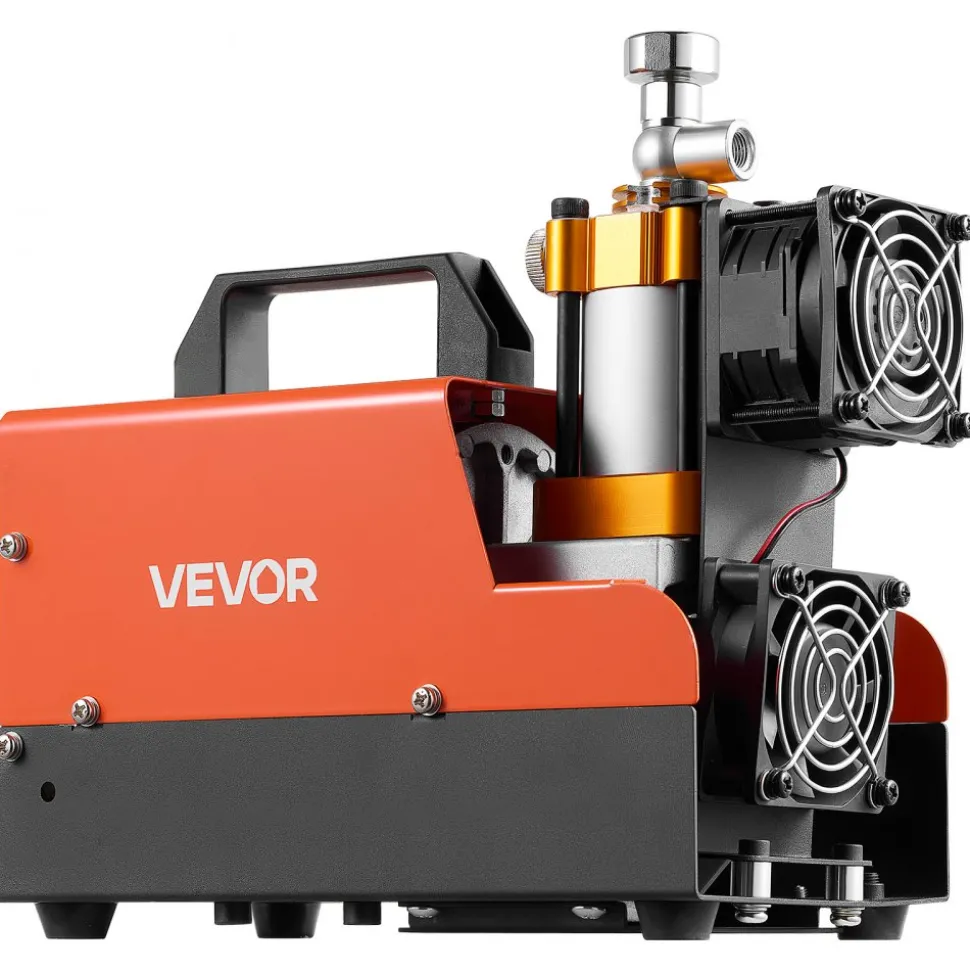 VEVOR PCP Air Compressor 4500PSI PCP Airgun Compressor & External Converter, Manual Stop 250W DC12V/AC120V Portable Paintball Tank Compressors for Air Rifle, Scuba Diving Bottle