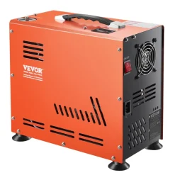 VEVOR PCP Air Compressor, 800W Dual-Cylinder PCP Airgun Compressor 4500PSI/30Mpa with Built-in Fan Cooling System, Auto-Stop | Oil Free Paintball Tank Compressor for Air Rifle, Scuba Diving Bottle