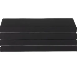 VEVOR 4 PCS Acoustic Panels, 2 inch Thick 23.6 x 11.8 inch Fiberglass Sound Absorbing Panels, Self-adhesive Soundproof Wall Boards, for Studios, Office, Home Theater,Meeting Room, Gray