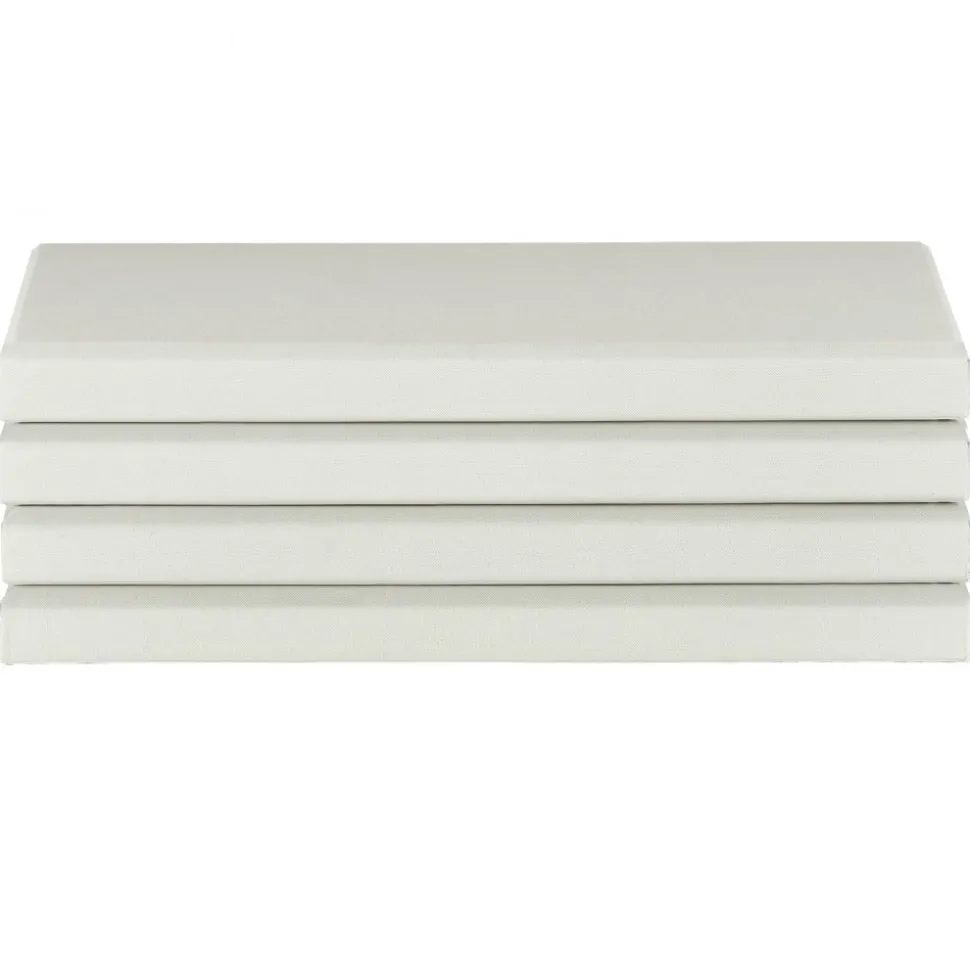 VEVOR 4 PCS Acoustic Panels, 2 inch Thick 23.6 x 11.8 inch Fiberglass Sound Absorbing Panels, Self-adhesive Soundproof Wall Boards, for Studios, Office, Home Theater,Meeting Room, Beige