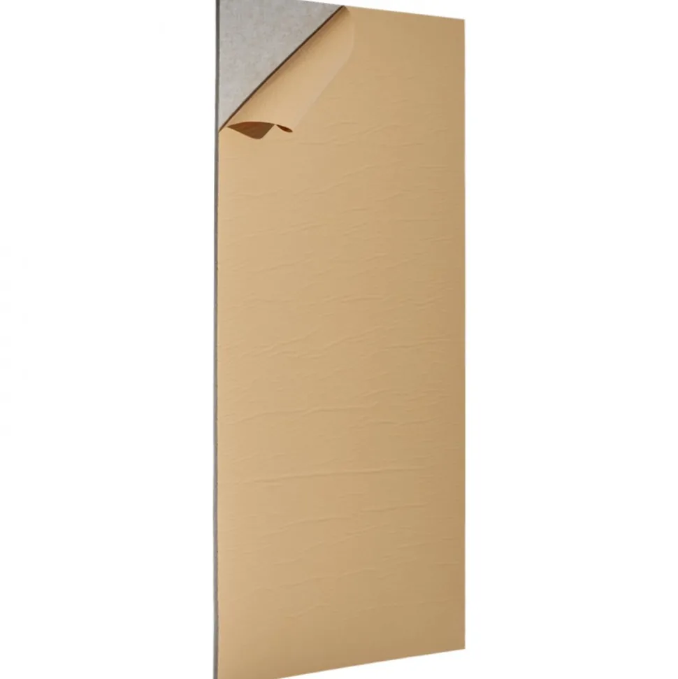 VEVOR 5PCS Acoustic Panels with Self Adhesive, 47.2 x 23.6 inch Sound Proof Foam Panels, Polyester Fiber Soundproof Wall Panels High Density, for Home, Studio, Office, Theater, Camel