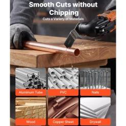 VEVOR 50PCS Bi-Metal Oscillating Saw Blades, Universal Quick Release Oscillating Multi Tool Blades, Multitool Tool Blades for Nails, Soft Metal, Wood, Compatible with Dewalt Milwaukee Bosch Ryobi