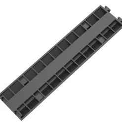 VEVOR 3 Pcs 2-Cable Rubber Electrical Wire Cover Cord Protector Ramp 11000 lbs
