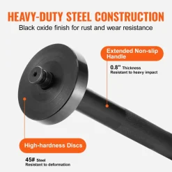 VEVOR 52PCS Custom Bushing Bearing & Seal Driver Set, Transmission Wheel Axle Bearing Race, Seal Driver Installer Remover, 18-65mm & 74mm Metric Discs Bush Removal Puller Bearing Press Tool Kit