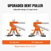 VEVOR 56 PCS Dent Removal Kit, Paintless Dent Repair Kit with Golden Lifter, Bridge Puller, Car Dent Puller with Puller Tabs, Hot Glue Gun for Auto Body Dents, Hail Damage, Door Ding