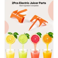 VEVOR 2pcs Electric Orange Juicer Spare Parts, Premium Plastcis, Compatible with VEVOR NS2000E Series Electric Orange Juicer Machine, Easy to Replace