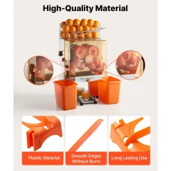 VEVOR 2pcs Electric Orange Juicer Spare Parts, Premium Plastcis, Compatible with VEVOR NS2000E Series Electric Orange Juicer Machine, Easy to Replace