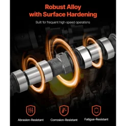 VEVOR 4Pcs Engine Camshaft Set, 05184378AF 05184377AF 05184379AF 05184380A, Fit 2011-2015 Dodge Durango, 2012-2016 Jeep Wrangler, 2014-2016 RAM Promaster 1500/2500/3500, 3.6L